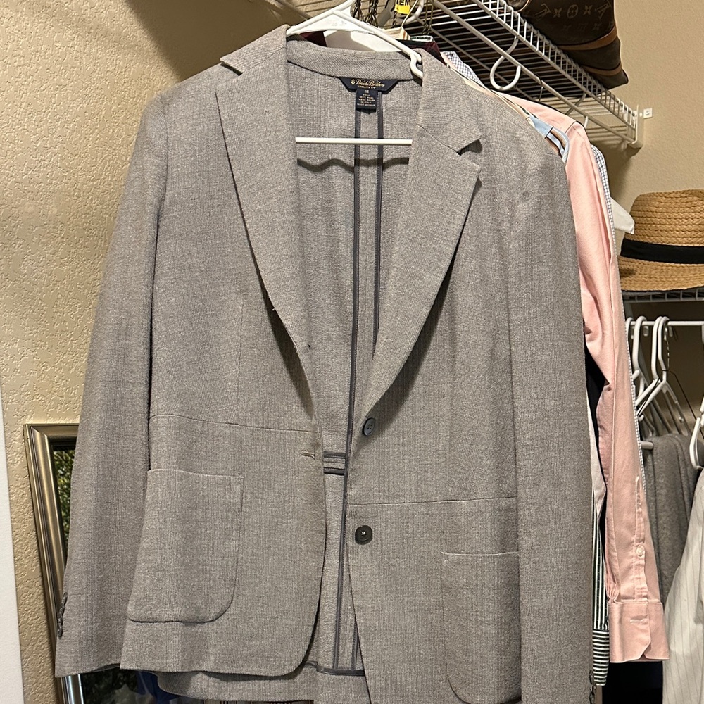Brooks Brothers Classic Gray  Blazer